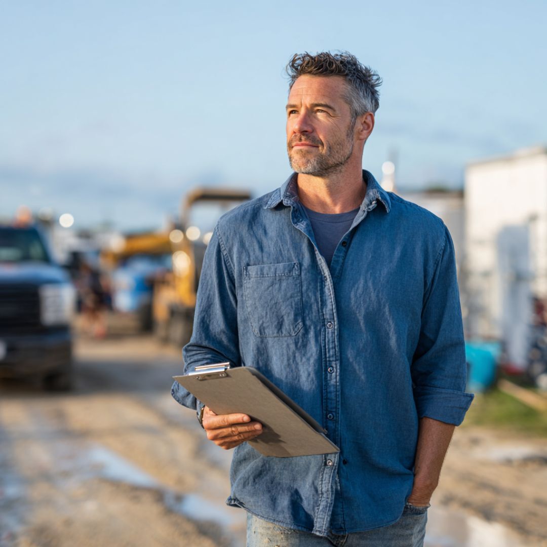 Small Business Owner Feeling Relieved